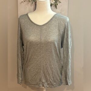 🩶 Calvin Klein Silver & Sparkling LS Shirt Size Medium, Excellent Condition 🩶